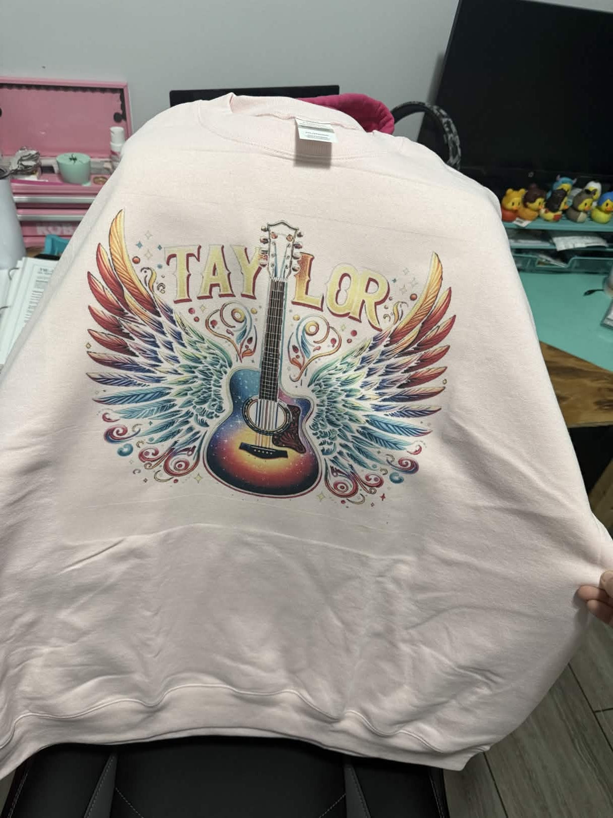 Taylor-Inspired Guitar Wings Sweatshirt