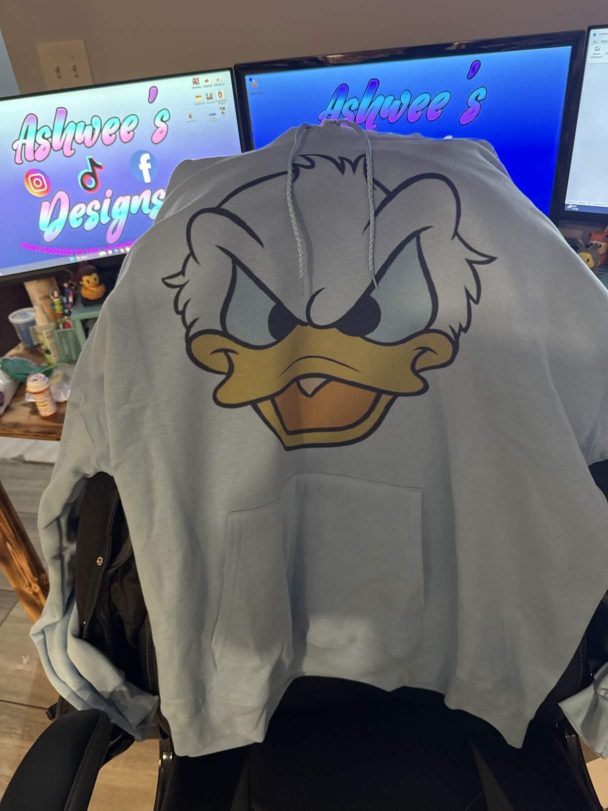 “Idiot Issues” Graphic Hoodie