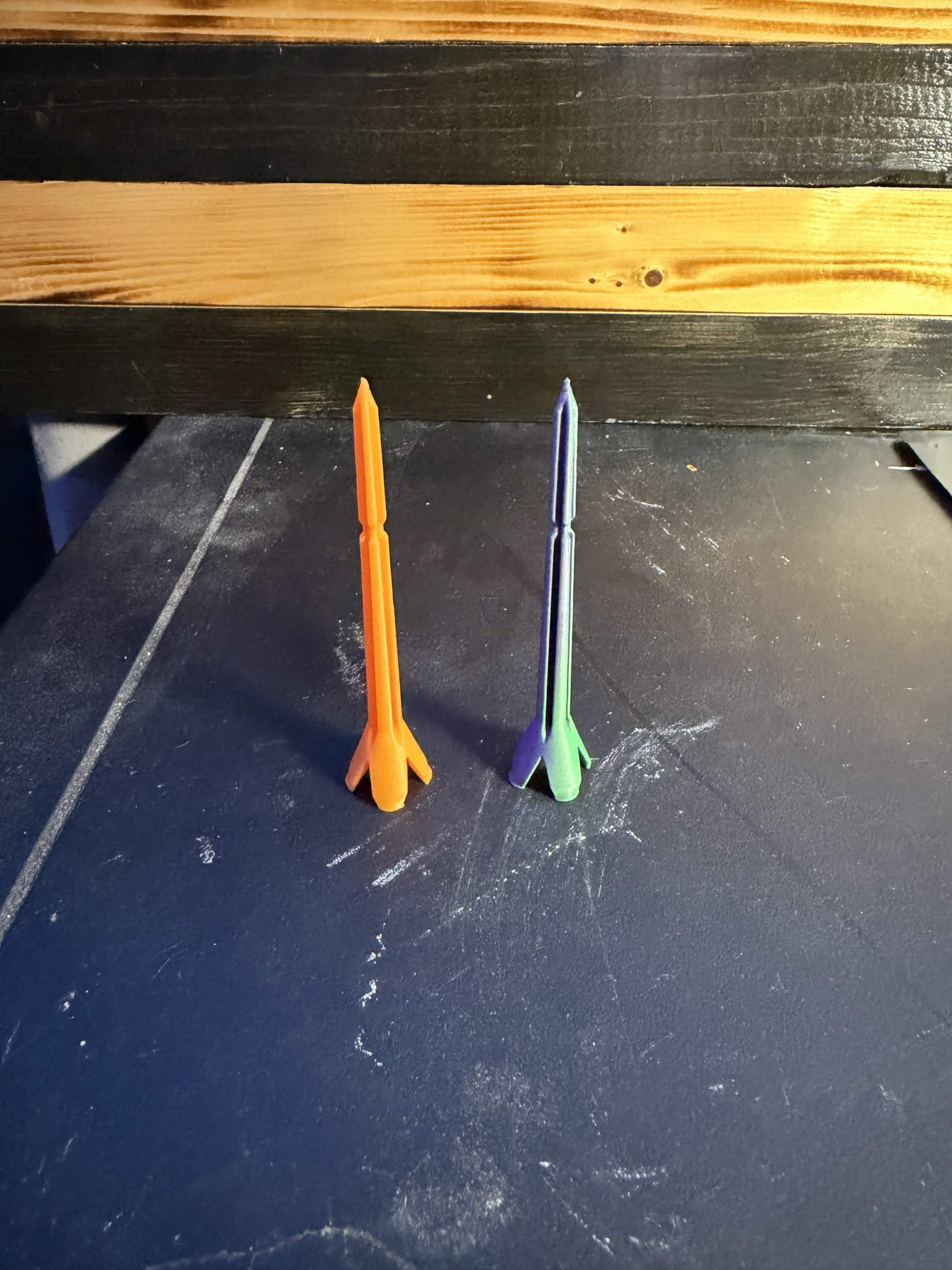 3D Printed Rocket Golf Tees